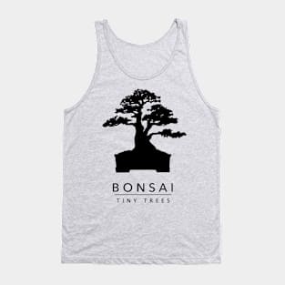 Bonsai - Tiny Trees (Black) Tank Top